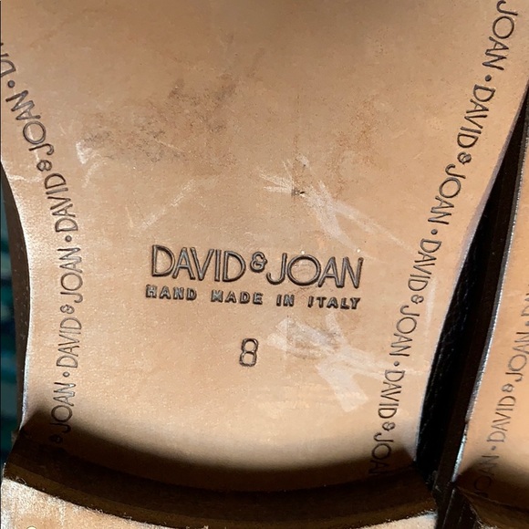 David & Joan Oxford Boots Hand Made in Italy sz 8 - Picture 7 of 8